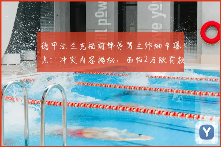 德甲法兰克福前锋辱骂主帅细节曝光:冲突内容揭秘,面临2万欧罚款